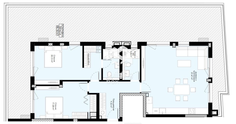 Продава 3-СТАЕН, гр. Пловдив, Христо Смирненски, снимка 2 - Aпартаменти - 47279776