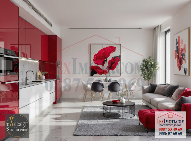 Продава 1-СТАЕН в град Русе, Здравец Изток - 54 кв.м / 52 000 € » 101 703.16 лв., LEXIMOTI.COM