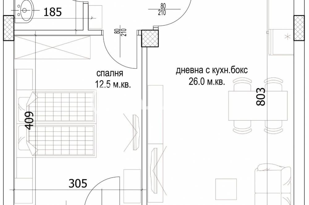 Продава 2-СТАЕН, гр. Варна, Кайсиева градина, снимка 3 - Апартаменти - 55883796