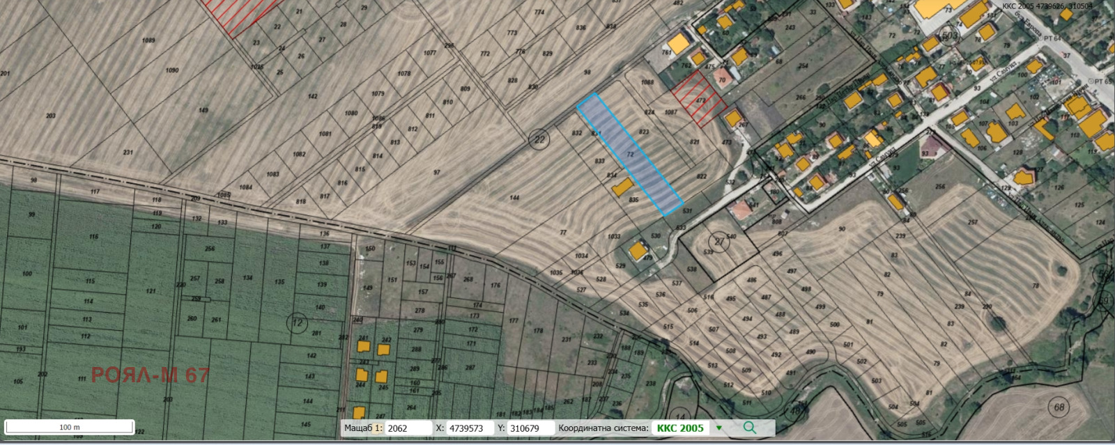 Продава ПАРЦЕЛ, гр. Божурище, област София област