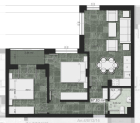 2 chambres Nadejda 2, Sofia 1