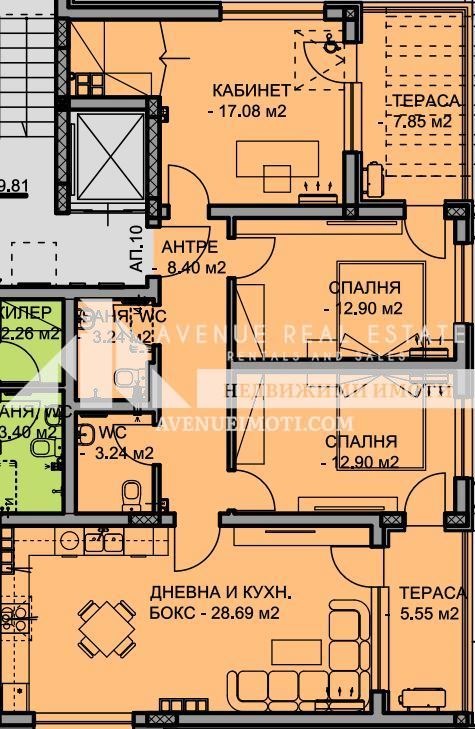 Myytävänä  2 makuuhuonetta Plovdiv , Ostromila , 144 neliömetriä | 67184361 - kuva [2]