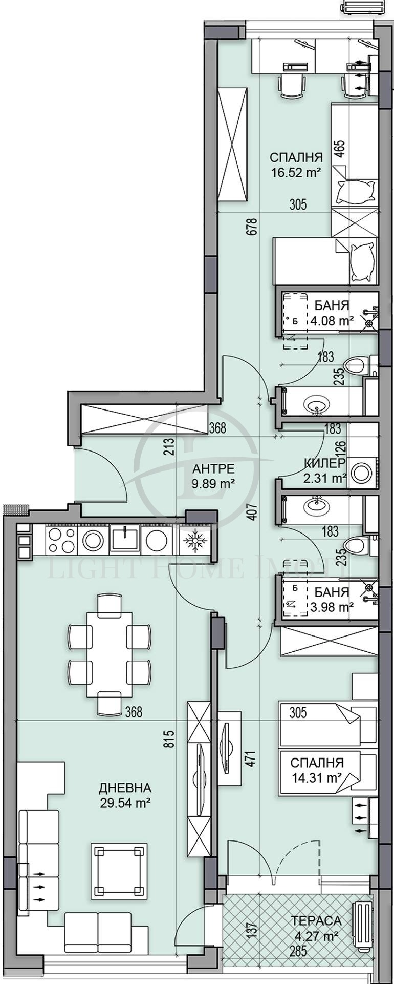 Zu verkaufen  2 Schlafzimmer Plowdiw , Gagarin , 116 qm | 68687668 - Bild [8]