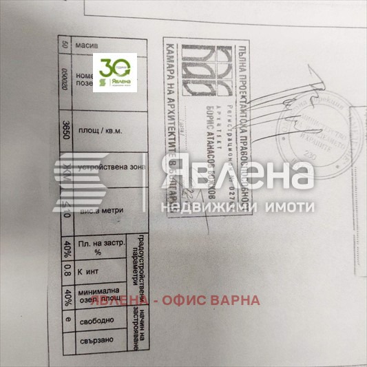 Продава ПАРЦЕЛ, с. Осеново, област Варна, снимка 4 - Парцели - 54273092