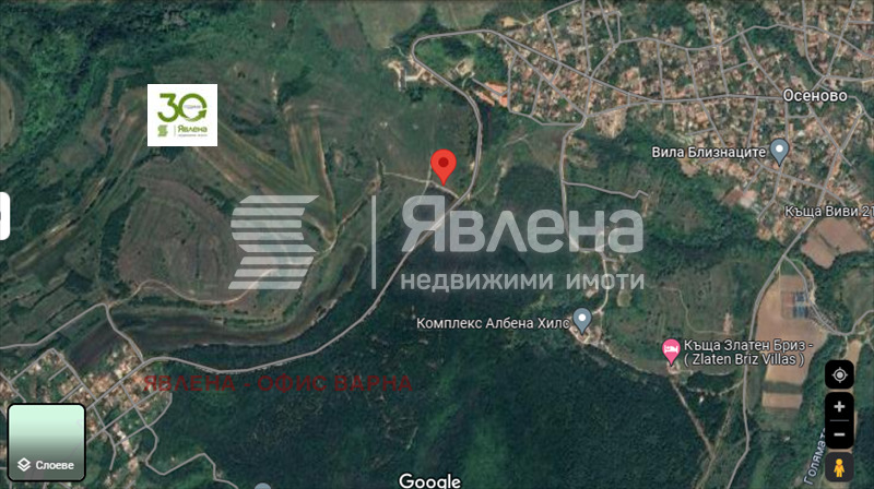 Продава ПАРЦЕЛ, с. Осеново, област Варна, снимка 3 - Парцели - 54273092