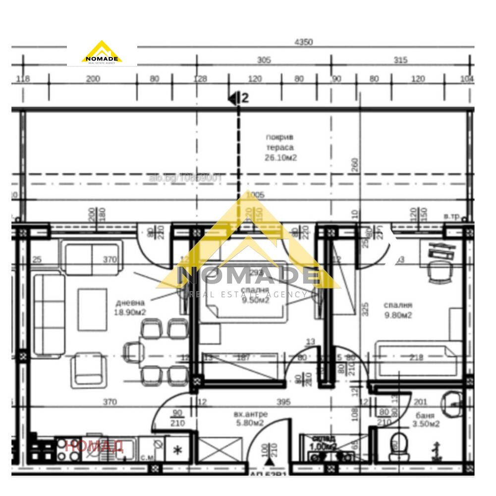 Продава 3-СТАЕН, гр. Пловдив, Южен, снимка 13 - Апартаменти - 53185400