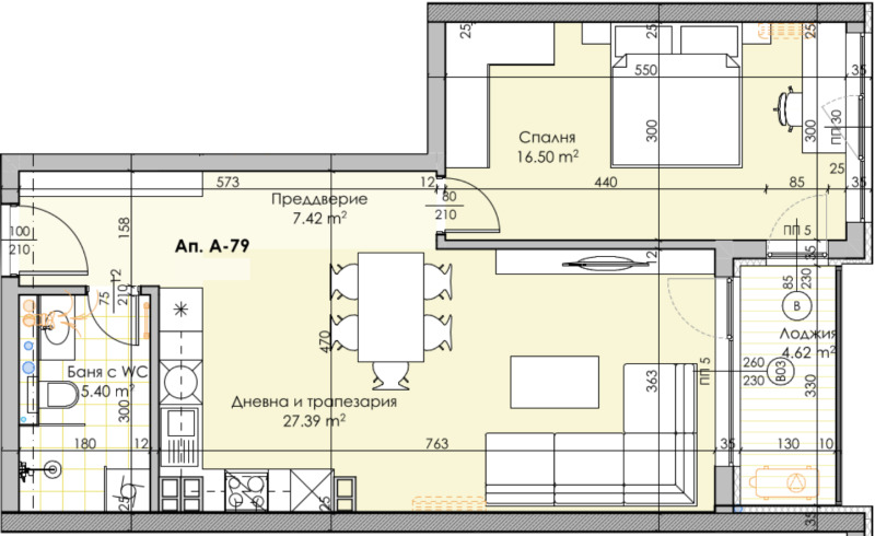 De vânzare  1 dormitor Plovdiv , Cârșiiaca , 84 mp | 21193154