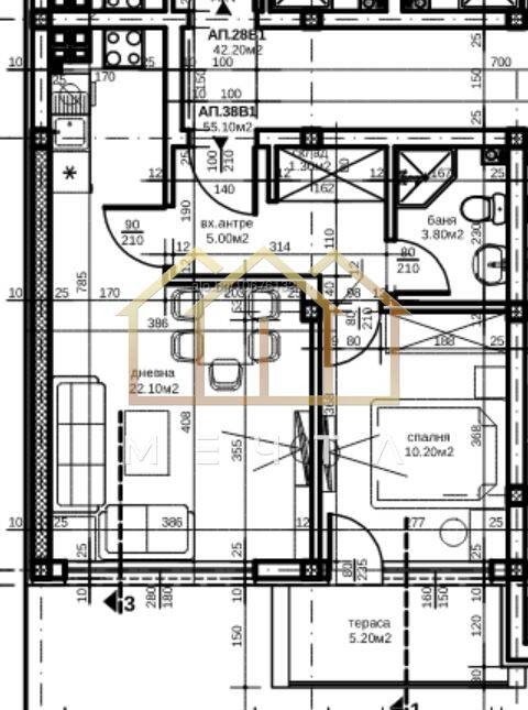 Продава 2-СТАЕН, гр. Пловдив, Остромила, снимка 5 - Апартаменти - 56124758