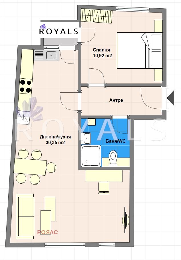 Продава  2-стаен град Варна , Операта , 81 кв.м | 62234555 - изображение [3]