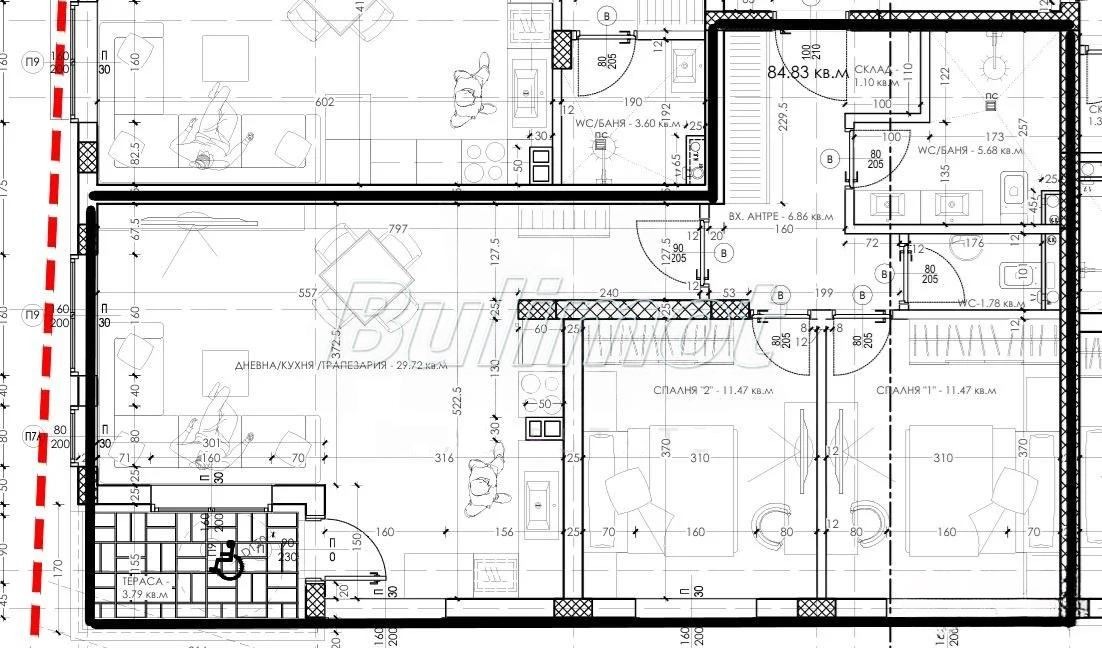 Продава 3-СТАЕН, гр. Варна, Изгрев, снимка 2 - Апартаменти - 53560018