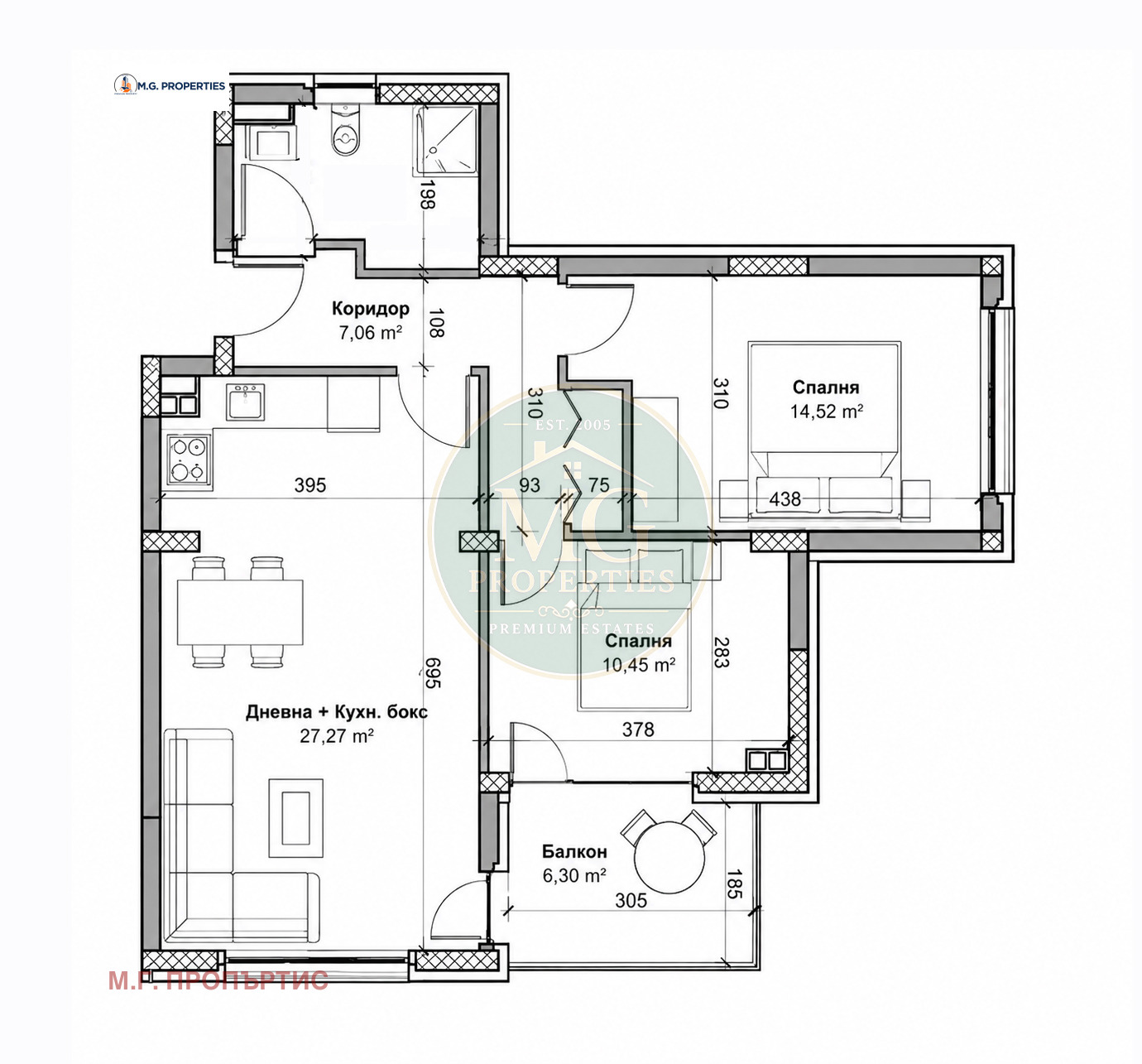 Продава 3-СТАЕН, гр. Варна, Виница, снимка 16 - Апартаменти - 55657040