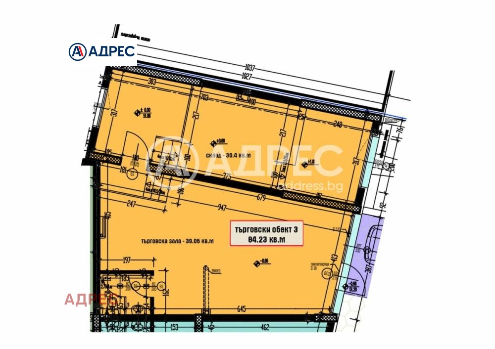 Продава МАГАЗИН, гр. Варна, Аспарухово