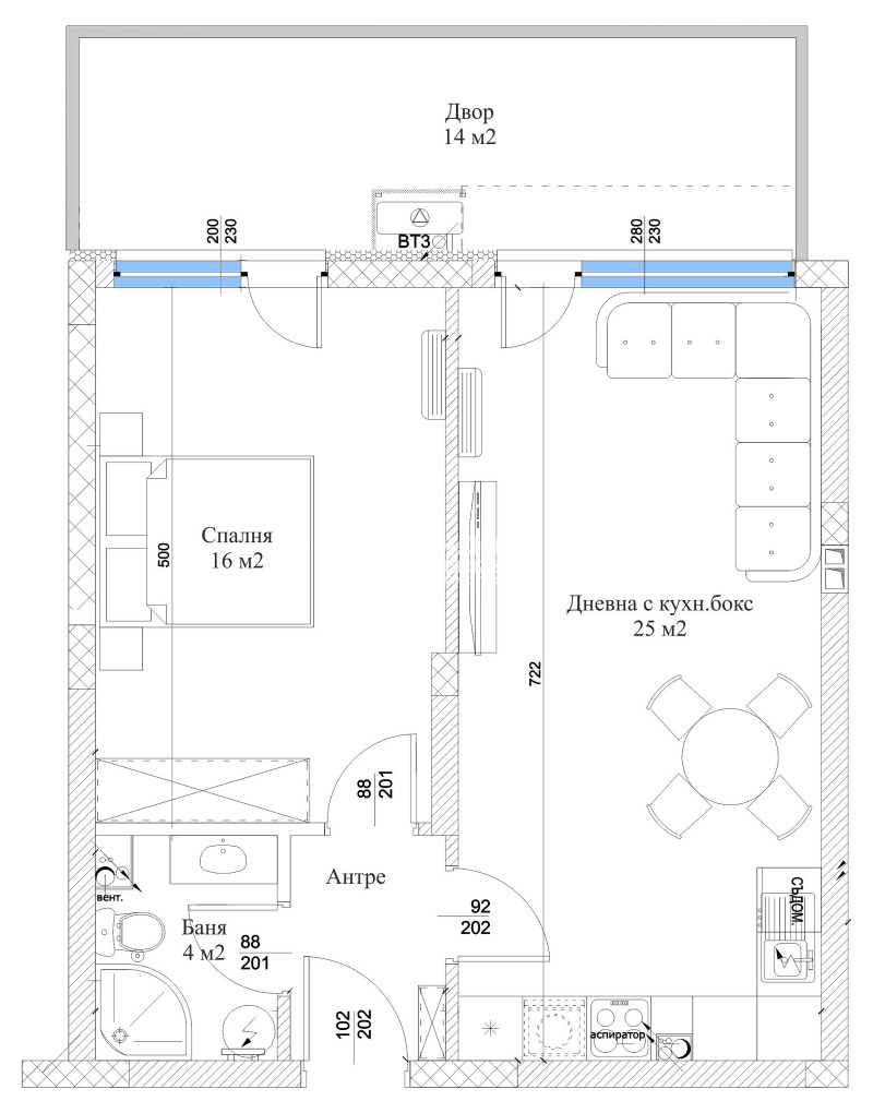 Zu verkaufen  1 Schlafzimmer Plowdiw , Ostromila , 74 qm | 12894261 - Bild [2]