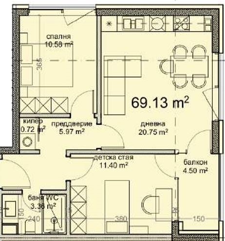 Продава 3-СТАЕН, гр. Варна, Владислав Варненчик 1, снимка 3 - Апартаменти - 56243651