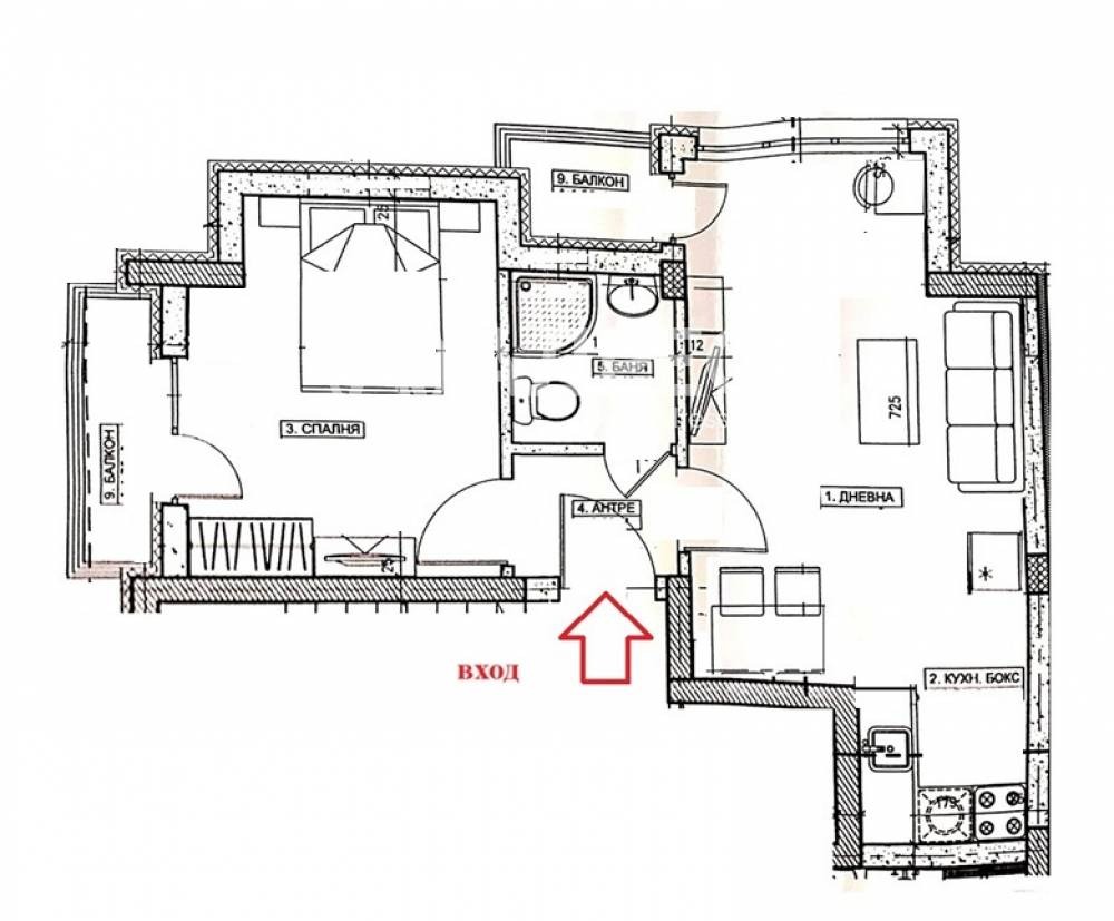 Продава 2-СТАЕН, гр. София, Банишора, снимка 2 - Апартаменти - 53944042