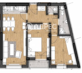 2 Schlafzimmer Lewski W, Sofia