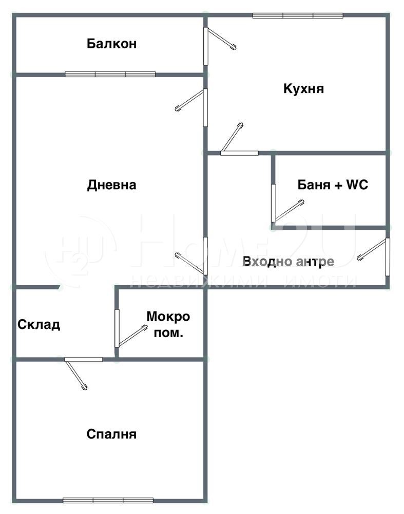 Til salg  1 soveværelse Sofia , Borovo , 57 kvm | 94824937 - billede [9]