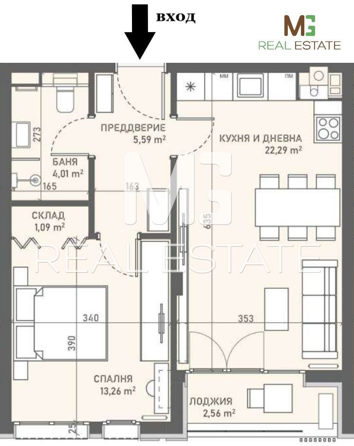 Продава 2-СТАЕН, гр. София, Овча купел, снимка 4 - Aпартаменти - 48170937