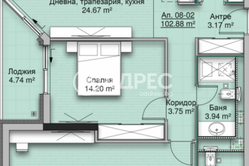 Продава МНОГОСТАЕН, гр. София, Кръстова вада, снимка 8 - Апартаменти - 55912382