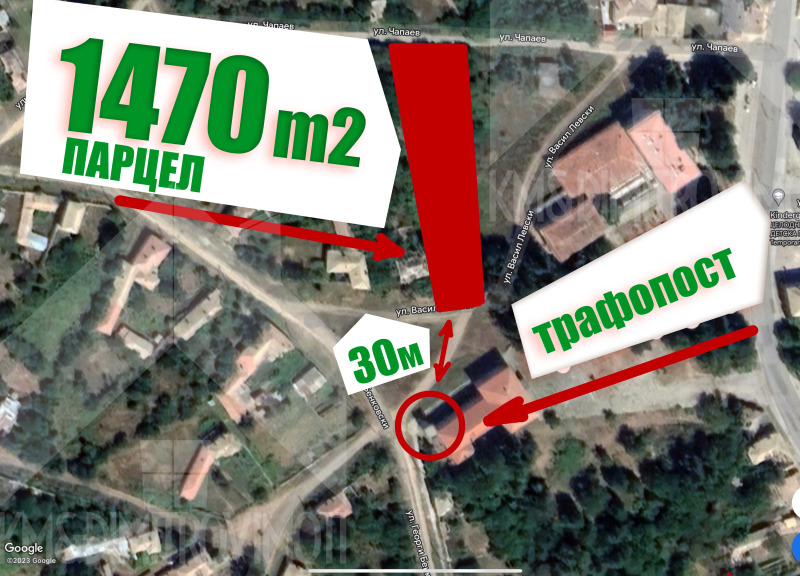 Продава ПАРЦЕЛ в област Шумен, гр. Нови пазар - 1475 кв.м / 7 669.38 € » 15 000 лв., ДИМИТРОВ ИМОТИ