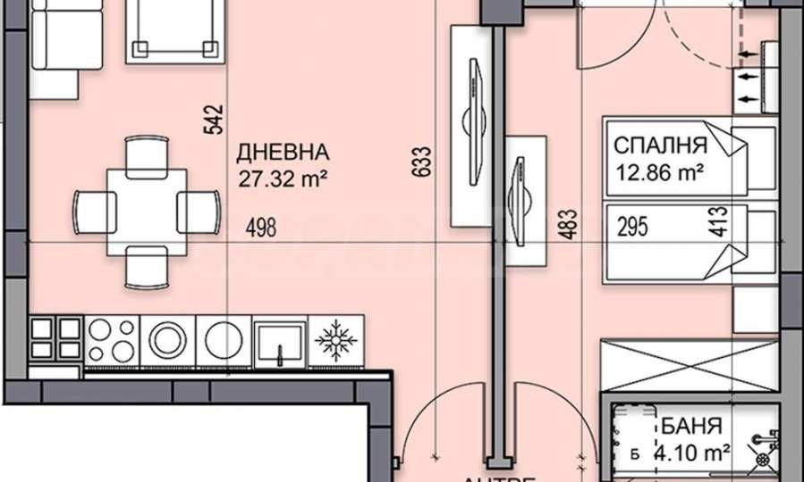Продава 2-СТАЕН, гр. Пловдив, Гагарин, снимка 2 - Апартаменти - 43002077