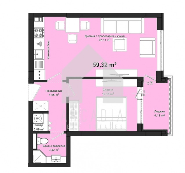 Продава 2-СТАЕН, гр. Пловдив, Гагарин, снимка 2 - Апартаменти - 54360932