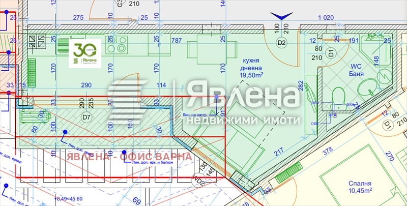 Продава 1-СТАЕН, гр. Варна, Лятно кино Тракия, снимка 4 - Апартаменти - 54417445