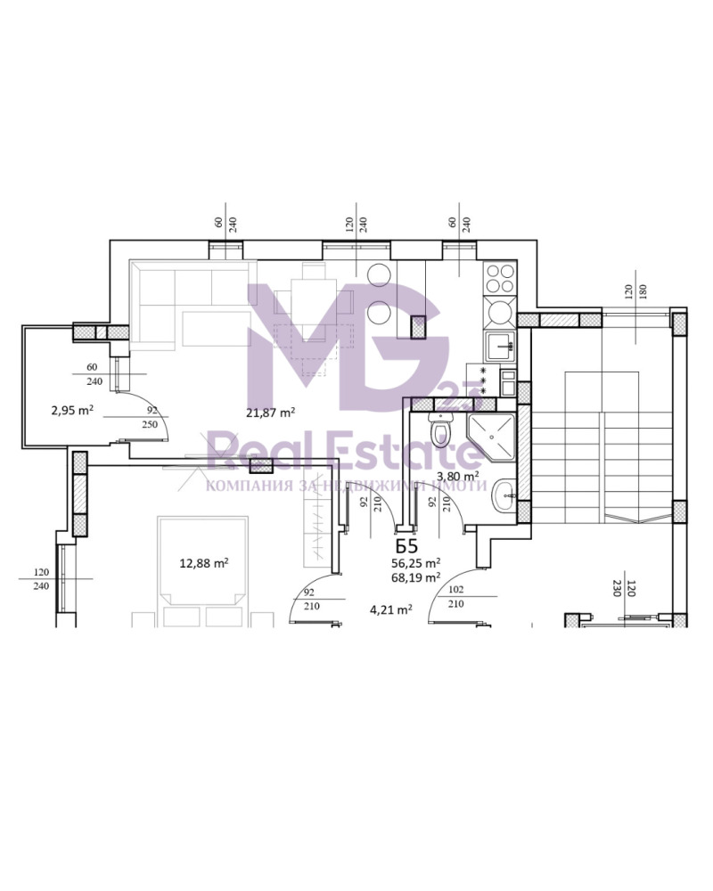 Продава 2-СТАЕН, гр. Пловдив, Кършияка, снимка 1 - Aпартаменти - 49109769