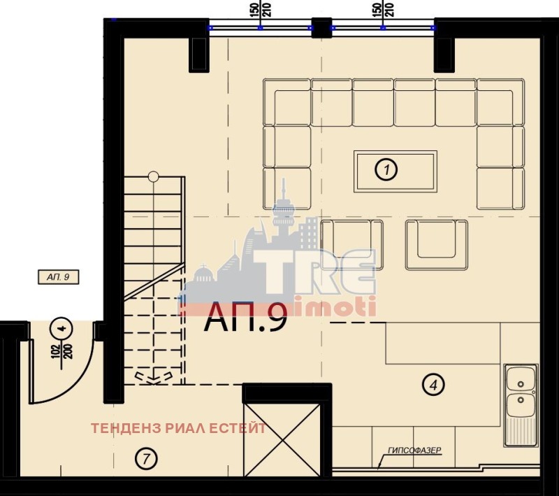 Te koop  2 slaapkamers Sofia , Manastirski livadi , 123 m² | 93756590 - afbeelding [7]