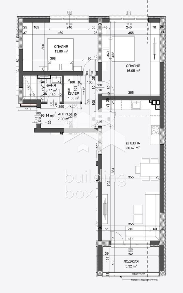 Продаја  2 спаваће собе Варна , Вазраждане 4 , 107 м2 | 46237714 - слика [7]