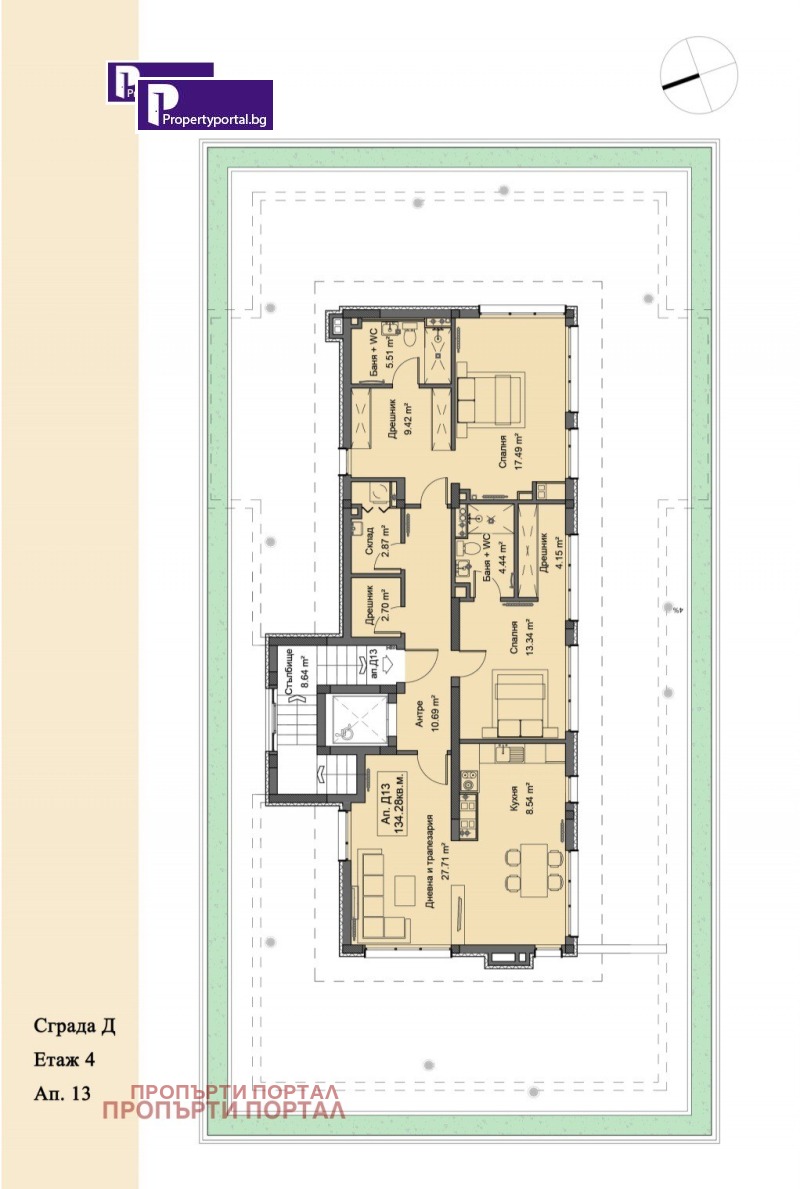 Продава МНОГОСТАЕН в град София, Симеоново - 485 кв.м / 585 000 € » 1 144 160.55 лв., ПРОПЪРТИ ПОРТАЛ