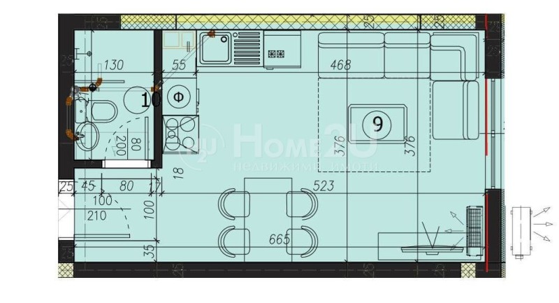 Продава 1-СТАЕН, гр. Варна, Владислав Варненчик 1, снимка 2 - Aпартаменти - 49342581