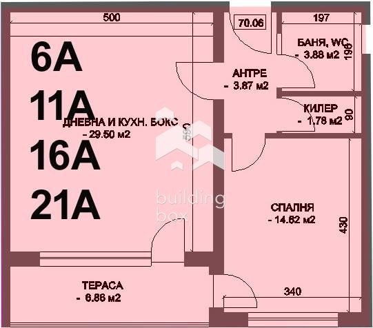 Продава 2-СТАЕН, гр. Пловдив, Коматево, снимка 2 - Апартаменти - 53809552
