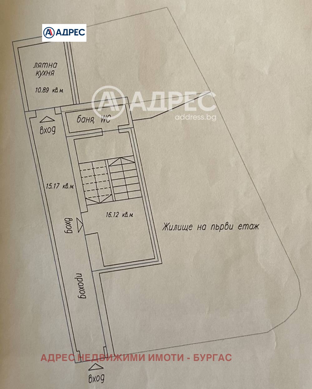 Продава ЕТАЖ ОТ КЪЩА, гр. Поморие, област Бургас, снимка 3 - Етаж от къща - 53783295