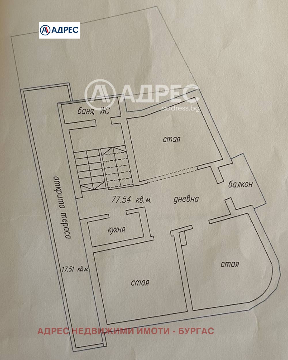 Продава ЕТАЖ ОТ КЪЩА, гр. Поморие, област Бургас, снимка 4 - Етаж от къща - 53783295