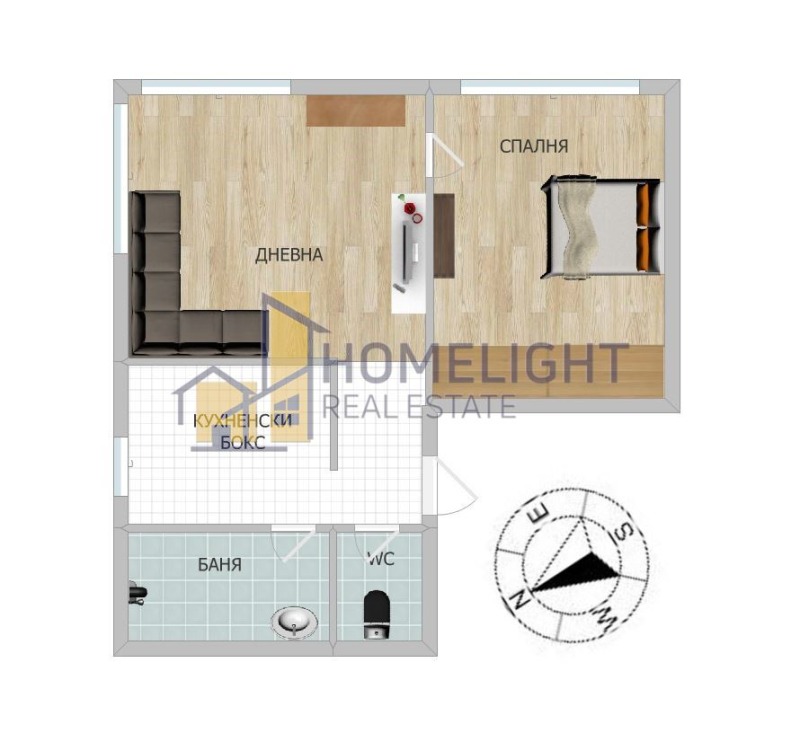 In vendita  1 camera da letto Sofia , Tsentar , 52 mq | 23584028 - Immagine [7]