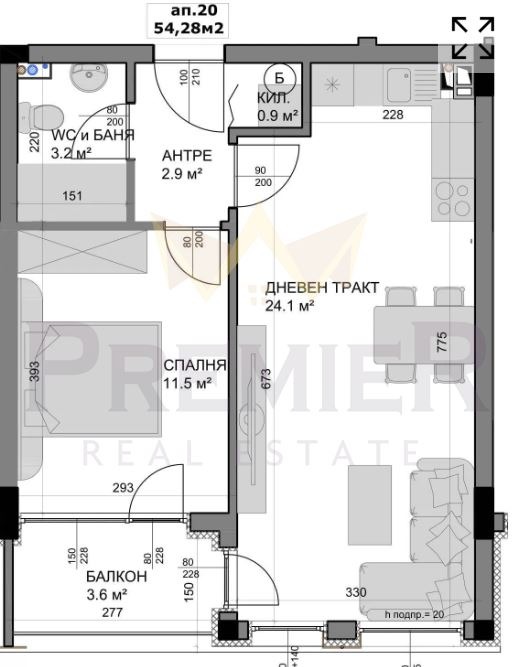 Na prodej  1 ložnice Varna , Vladislav Varnenčik 1 , 62 m2 | 89807063 - obraz [6]