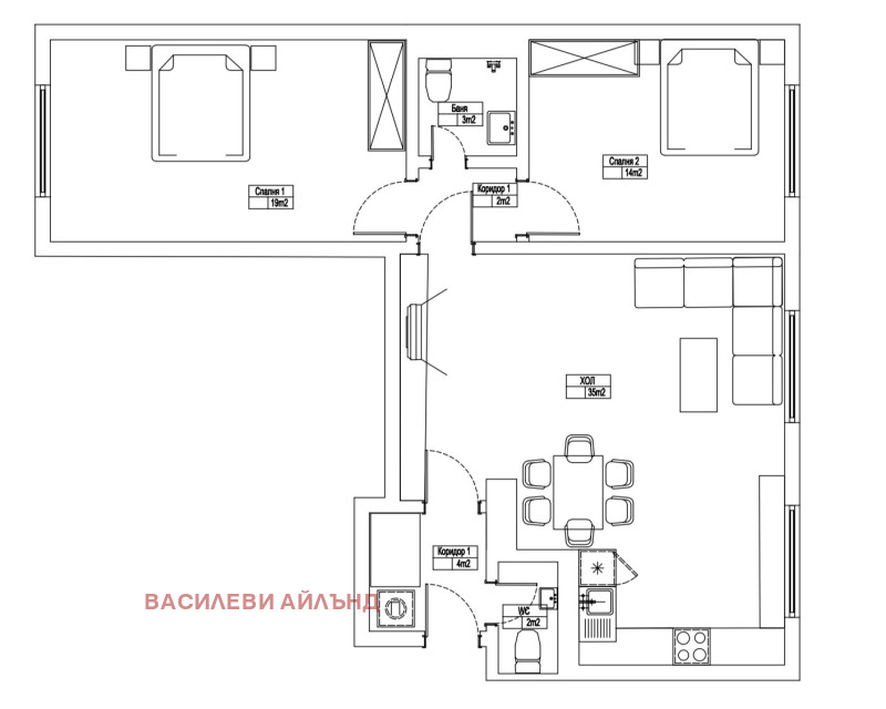 Продава 3-СТАЕН, гр. София, Лагера, снимка 15 - Aпартаменти - 47528781