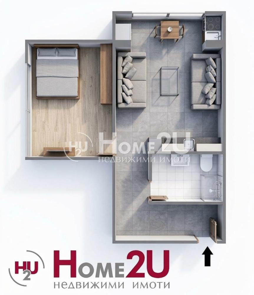 Продава 2-СТАЕН, гр. Пловдив, Изгрев, снимка 8 - Апартаменти - 54159966