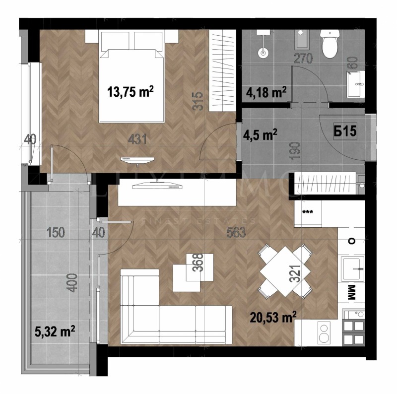Продава 2-СТАЕН, гр. София, Кръстова вада, снимка 2 - Апартаменти - 52464552