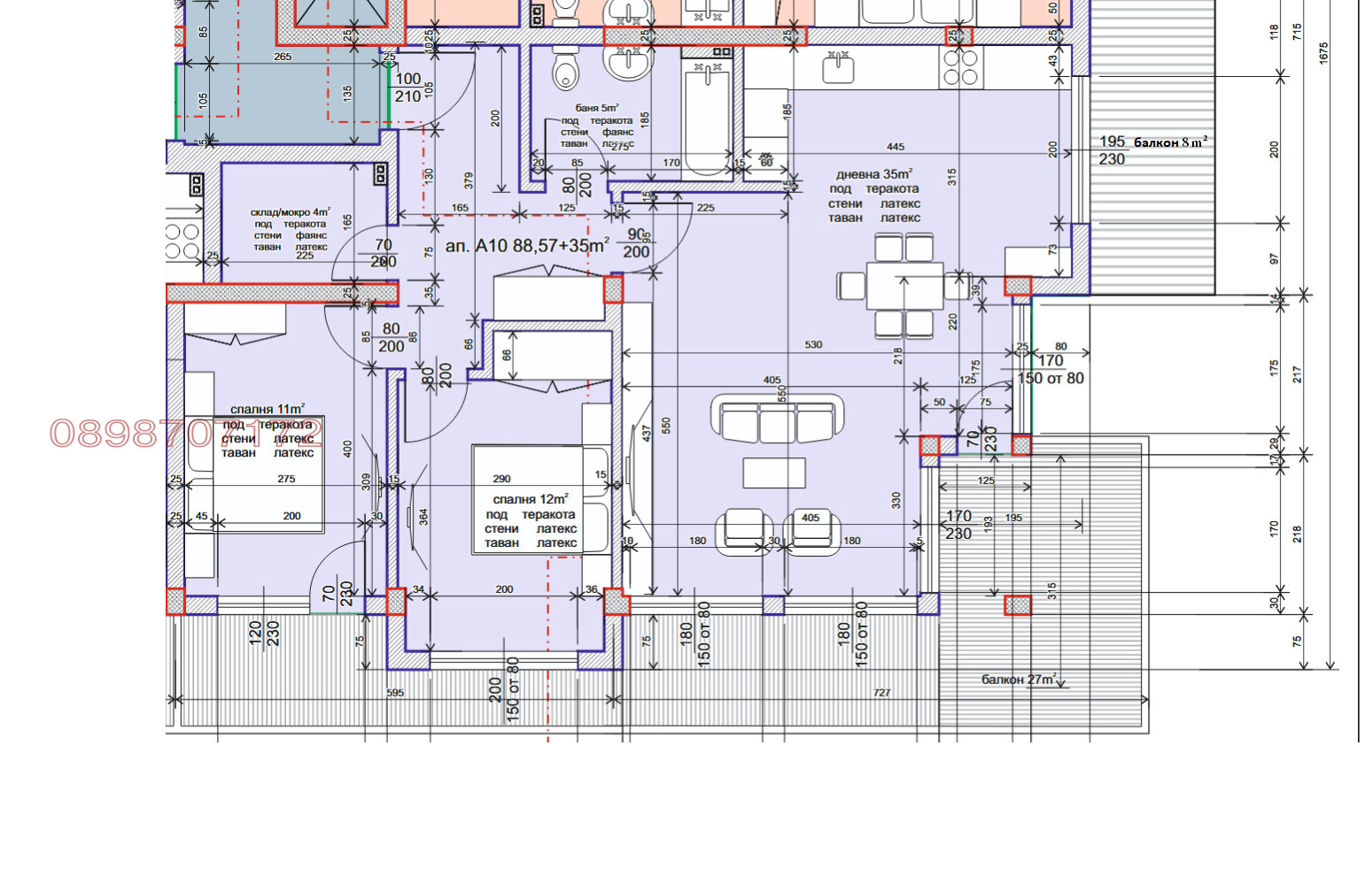 Продава 3-СТАЕН, гр. Варна, к.к. Чайка, снимка 14 - Апартаменти - 54156103