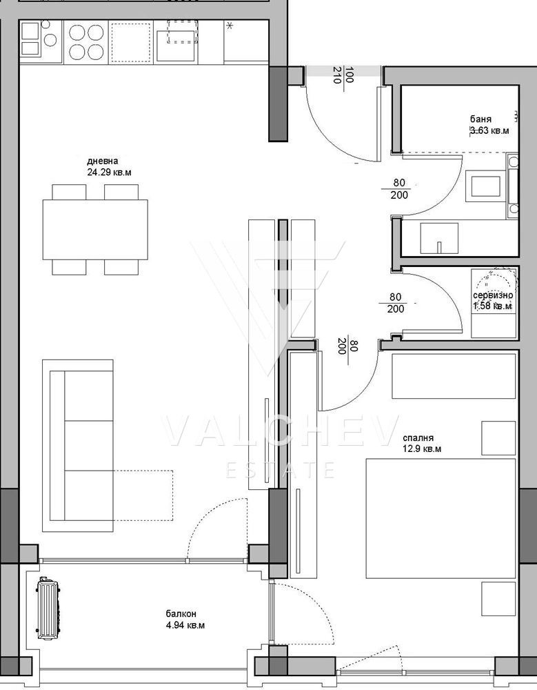 Продава 2-СТАЕН, гр. Варна, Аспарухово, снимка 1 - Aпартаменти - 48129034