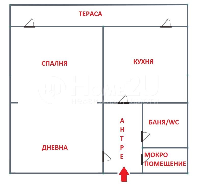 Zu verkaufen  1 Schlafzimmer Sofia , Hipodruma , 58 qm | 68542734 - Bild [2]