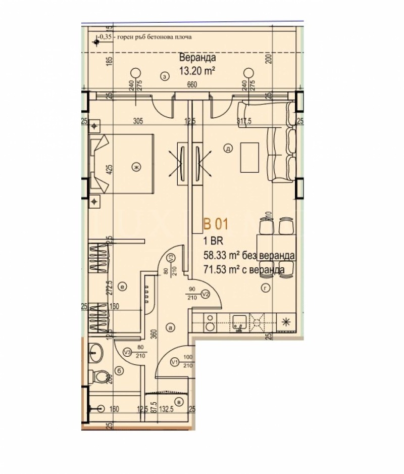 Na prodej  1 ložnice Sofia , Manastirski livadi , 79 m2 | 84661301 - obraz [14]
