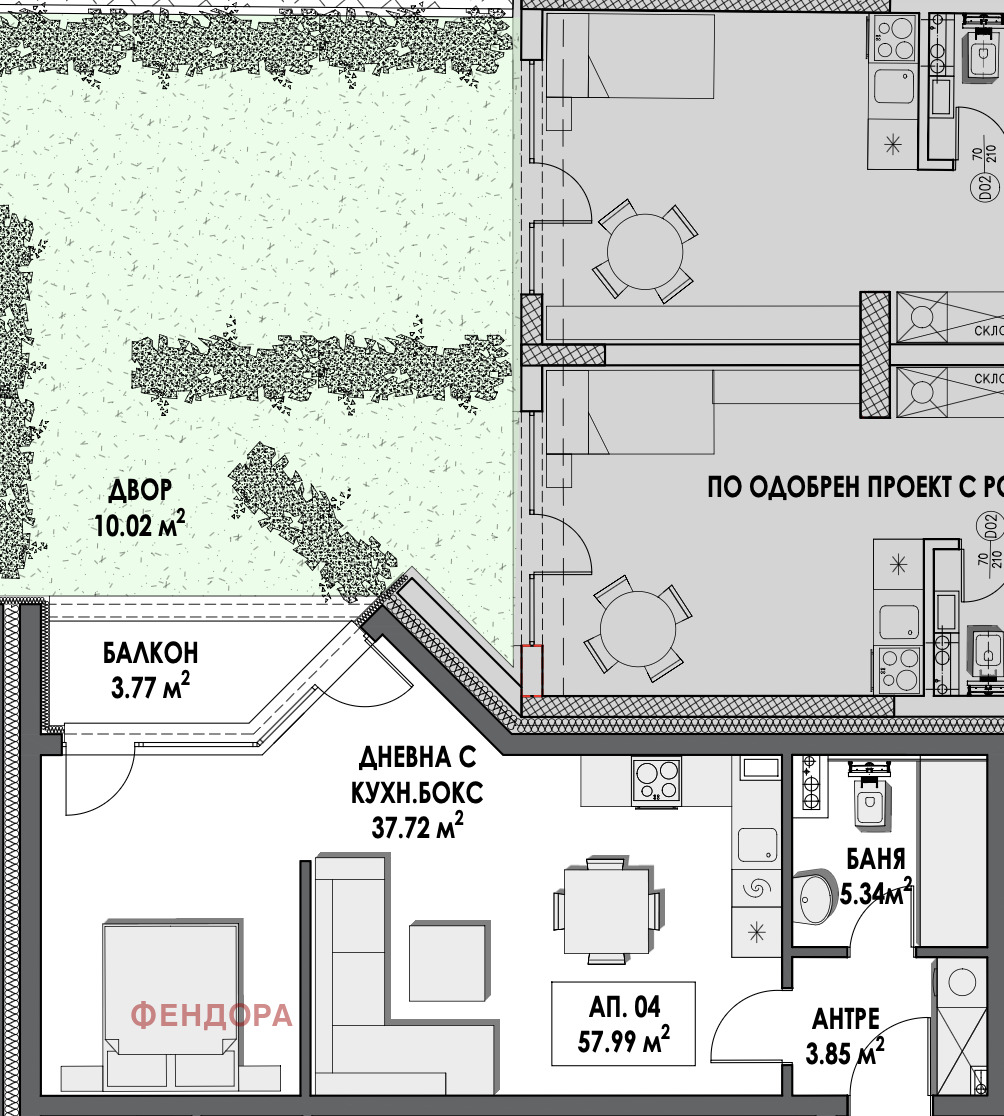 Продава 1-СТАЕН, гр. София, Студентски град