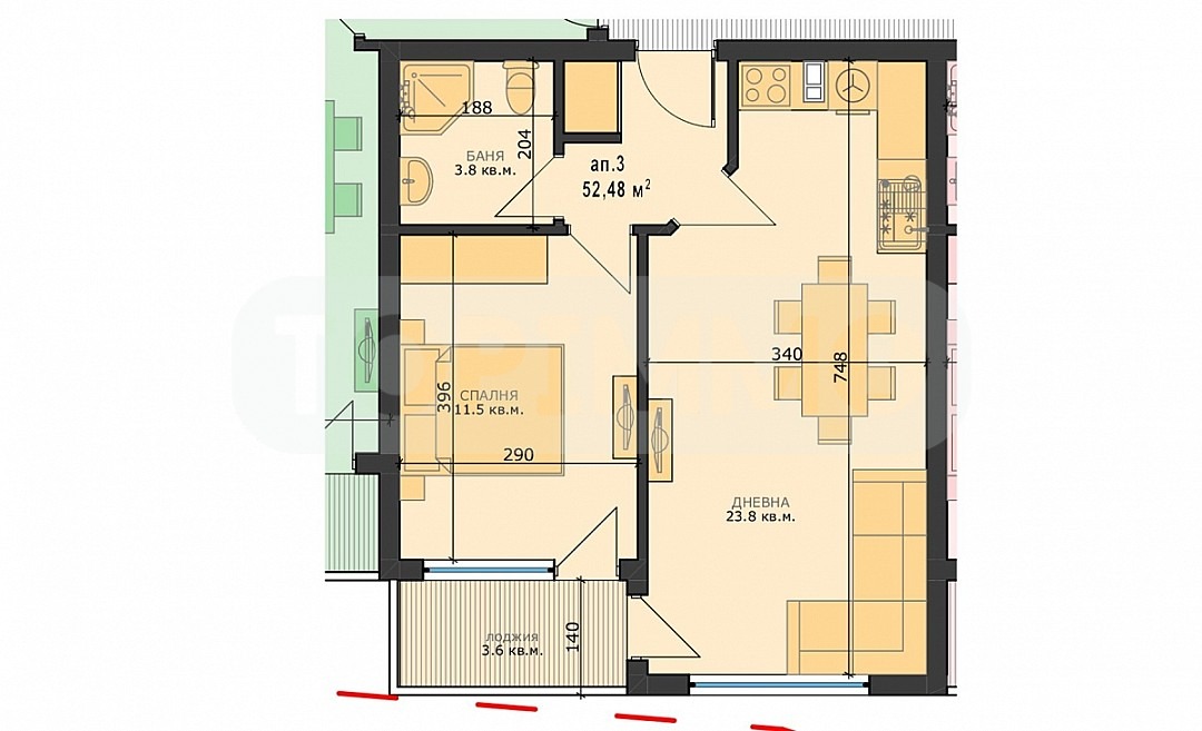 Продава 2-СТАЕН, гр. Варна, Възраждане 4, снимка 2 - Апартаменти - 49807266