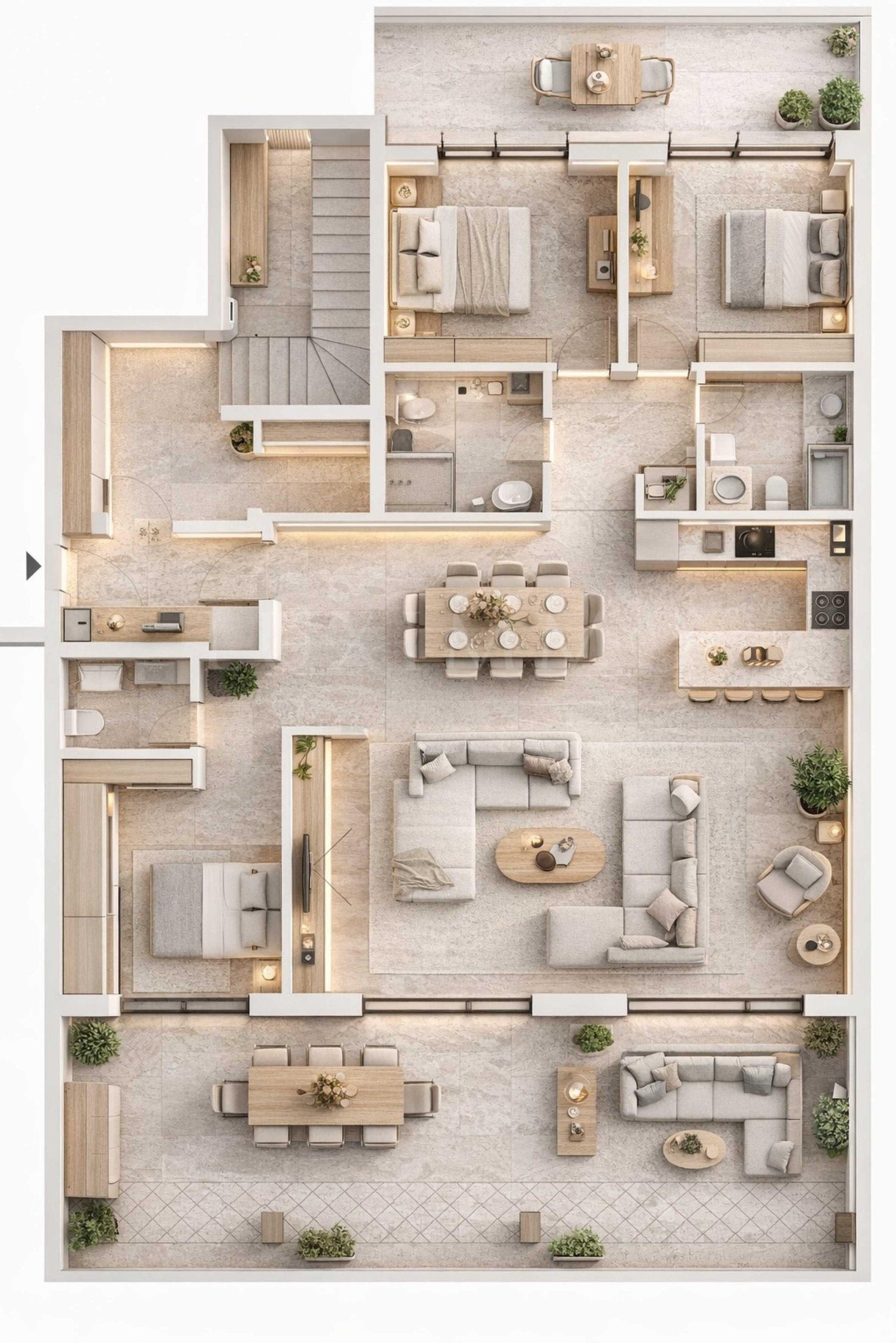 Продава 4-СТАЕН, гр. Пловдив, Кършияка, снимка 7 - Апартаменти - 54069248