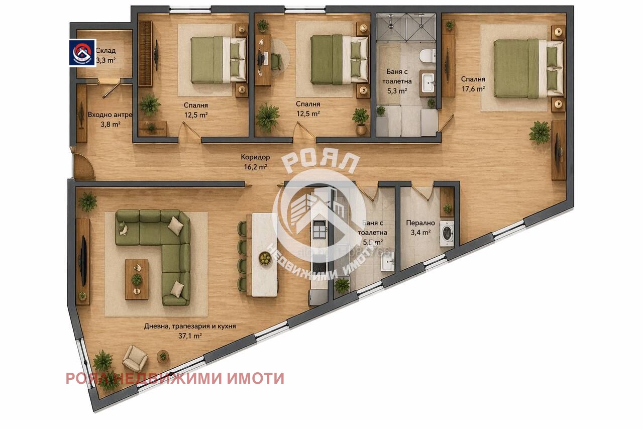 Продава КЪЩА, с. Кадиево, област Пловдив, снимка 5 - Къщи - 54307310