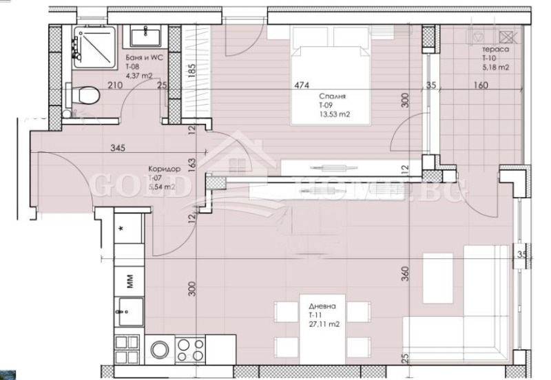 Продава  2-стаен град Пловдив , Беломорски , 69 кв.м | 80847036 - изображение [5]