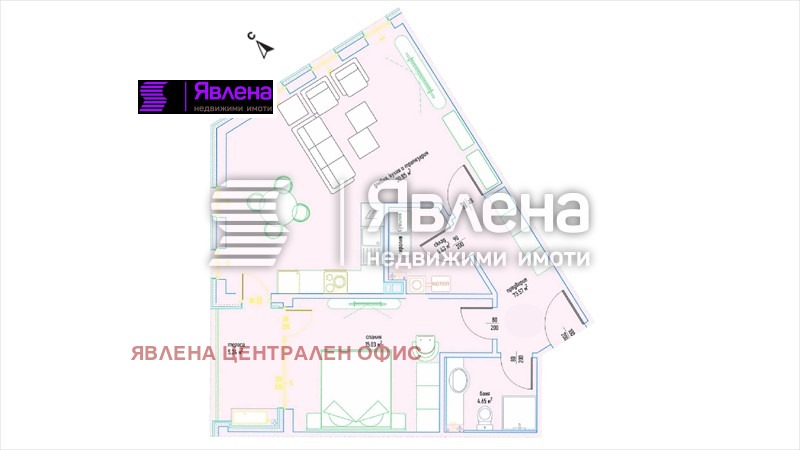 Продава 2-СТАЕН, гр. София, Малинова долина, снимка 9 - Aпартаменти - 48605579